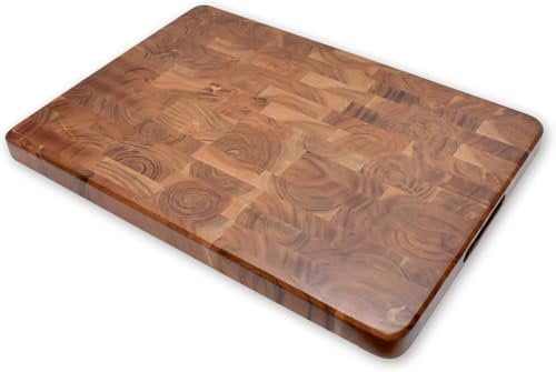 Delex Chopping Board Butcher Block Acacia Wood Large (50 x 35 x 3)