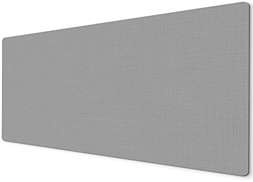 Large Grey XXL Extended Desk Full Gaming Mouse Mat | 900 x 400mm