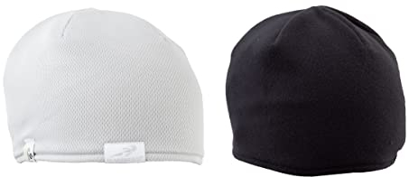 Headsweats Unisex-Erwachsene Eco Multisport Thermo-Mütze, wendbar, Sport-Silber/Schwarz Cap, 1
