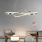 LED Pendelleuchte Esstisch Esszimmer Lampen Hängelampe Dimmbar mit Fernbedienung Küchen Wohnzimmer Hängend Leuchte Modern Kronleuchter Höhenverstellbar für Schlafzimmer Couchtisch Deko Deckenlampe