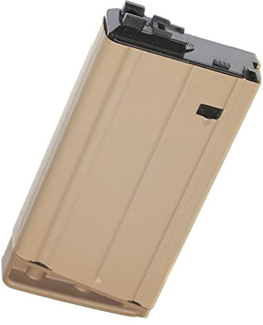 Airsoft Softair Teile WE (WE-TECH) 31rd Gas Magazin für WE Scar-H MK17 GBB Gewehr Tan