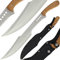 Zombie Machete mit Holzgriff in 22,8