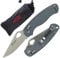 GANZO G729-GY Couteau Pliant de Poche Lame en Acier 440C 85 mm G10 Poignée Antidérapante avec Clip Camping EDC Couteau 210 mm 101 g (Gris)