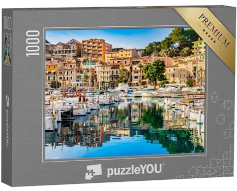 puzzleYOU: Puzzle 1000 Teile „Port de Soller, Insel Mallorca“ – aus der Puzzle-Kollektion Mallorca