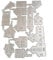 LICHENGTAI Stanzschablone Scrapbooking Rahmen Metall Stanzformen Haus Personen Blume Schablonen Für Grußkarten, Postkarten, Fotoalben, Umschlägen, Einladungen, DIY Geburtstag Weihnachts Geschenk