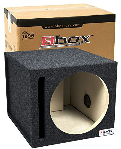 Atrend Bbox 12SVSC Single Vented 12 Subwoofer Box - Premium Subwoofer Box Improves Audio, Sound, and Bass Quality - Car Subwoofer Boxes & Boxes with Terminals