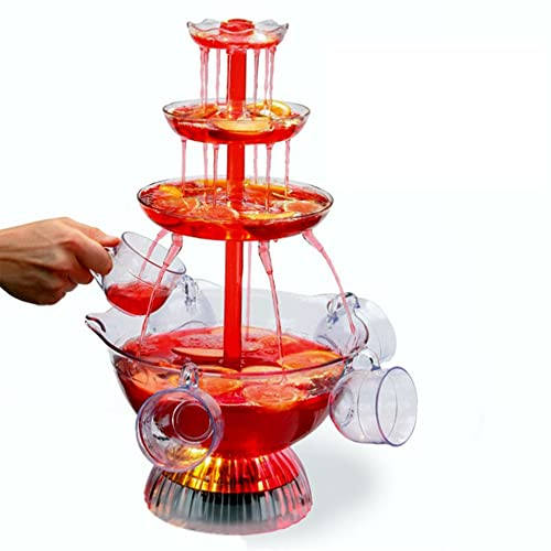 MNSSRN Wine Fountain Machine, Festival Party Wedding Catering Equipment, Temperature Regulating Juice Fountain, Suitable for Wine, Champagne, Water, Juice