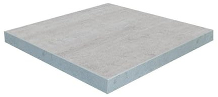 Dekorspanplatte Beton grau natur als Tischplatte, Schreibtischplatte, Arbeitsplatte, Laden- und Möbelbau, 50x50 cm, Stärke: 19 mm