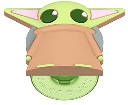 PopSockets: PopGrip - Ausziehbarer Sockel und Griff mit einem Austauschbarem Top für Smartphones und Tablets - PopOut Grogu