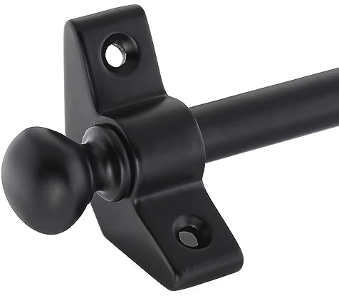 AMSKA INTERNATIONAL Set Of 13, Stair Carpet Rods, Round Finial, Wrought Iron, Suitable For Carpet Runners Up To 70 Centimetre Wide Or Narrow