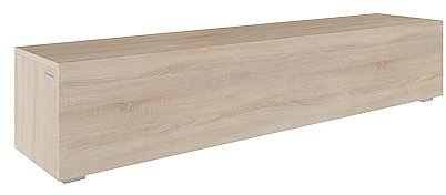 PLATAN ROOM Fernsehschrank TV-Lowboard 105-140-160-210-280 Board Sonoma Eiche Matt TV-Unterteil Hängend Oder Stehend (Sonoma Eiche, 160 x 30 x 32)