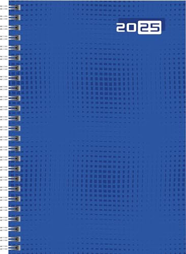 rido/idé Buchkalender Mod. futura 2 2025 | A5, Papier, blau