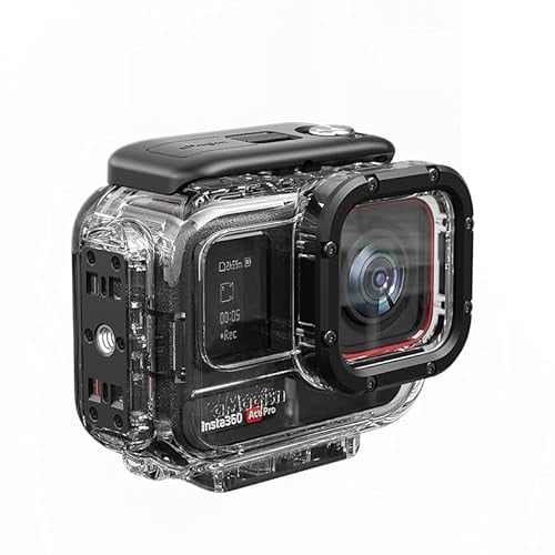 60M Waterproof Case for Insta360 Ace Pro, Protective Underwater Dive Housing Shell Diving Water Case for Insta 360 Ace Pro Action Camera