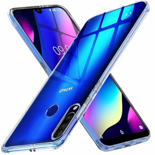 COPHONE ® Schutzhülle kompatibel mit Wiko View 3 Lite, transparent, rutschfeste Silikonhülle für Wiko View 3 Lite, transparent und diskret