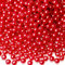 XianNVXi 500pcs Red Polished Beads - 8mm Round, Perfect for Bracelet Making & Jewelry Crafting