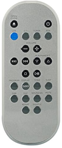 Remote Control for Philips MCM275 Audio Receiver Sound Player