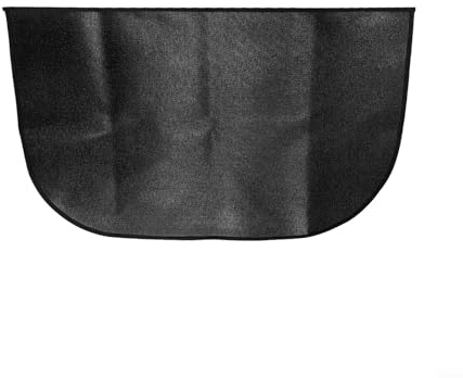 ZAMETTER Tapis de cheminée résistant au feu, tapis de foyer pour poêle à bois, tapis ignifuge, tapis de protection thermique (50 x 100 cm)