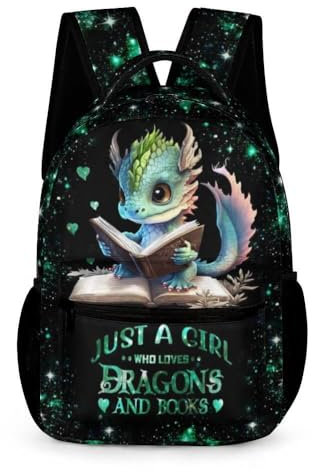 Homieblanket Drachen-Rucksack für Kinder, Mädchen, Jungen, Schule, 40,6 cm, Drachen-Büchertasche, Drachen-Rucksack für die Schule, Drachen-Rucksack 1, 16 inches, Tagesrucksäcke