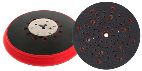 NIYATA Schleifteller 150mm, Exzenterschleifer Schleifteller für Bosch GET 75-150,GEX 34-150 und GEX 40-150,PU Klettablage 6 Zoll 72 Löcher mit Hook und Loop Schleifteller Ersatz Zubehör
