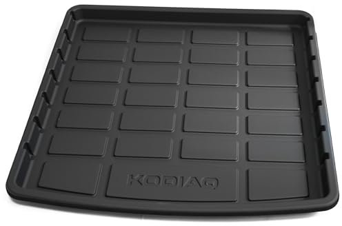 Skoda 57H061162 Gepäckraumwanne Kofferraumwanne Kofferraumschale, schwarz, mit Kodiaq Schriftzug *** nur für 5-Sitzer (ohne Reserverad) ***