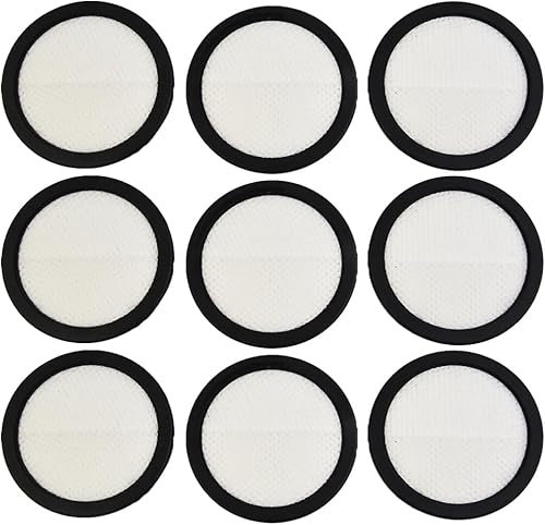 YUETTYY 3/6/9 Stück Ersatzfilter HEPA-Filter für Proscenic P8 Handstaubsauger, Zubehörteile, waschbare und wiederverwendbare Filter (9 Stück)