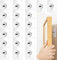 20 Stück Klebeschrauben Wandhaken Klebenagel Transparent Klebenagel Bilder Aufhängen Bildaufhänger Selbstklebend Wandhaken Klebe Schrauben Ohne Bohren für Bilder,Poster,Fotos
