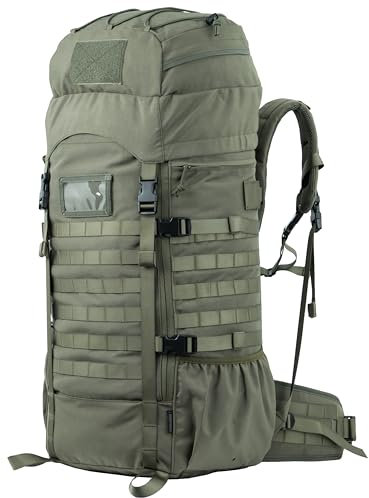 BACKFERRY 75L Taktischer Rucksack mit Innenrahmen, MOLLE und Hydrationssystem