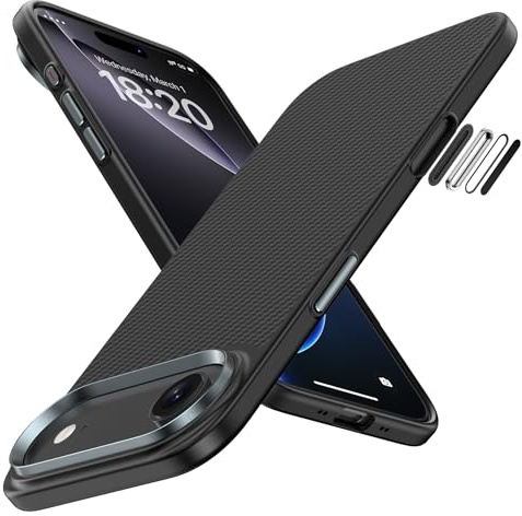 BENKS ArmorPro Schutzhülle für iPhone Air mit Kamera-Steuertaste, [kompatibel mit Magsafe] Schutzhülle in Militärqualität, hergestellt aus Dupont-Kevlar 600D Aramidfaser