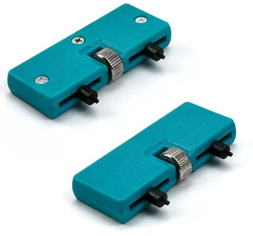 TSUOUKL 2pcs Uhren Öffner Werkzeug, Uhrenwerkzeug, Gehäuseöffner, Uhr Batteriewechsel, Dient zum Drehen des Geöffneten Uhrendeckels, Uhrenarmband Austauschen, mit Federstegwerkzeug
