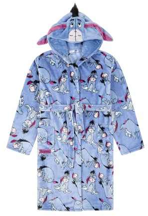 Vestaglia da donna in pile blu con cappuccio Eeyore, Blu, 20-22