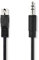 CABLEPELADO Audiokabel, DIN 5-polig, 3,5-mm-Klinkenstecker, Midi-Audiokabel, professionelles Kabel, geeignet für Bang & Olufsen-Systeme, Schwarz, 2 m