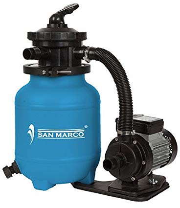 San Marco Filtro a Sabbia da 6 m3/h Completo di Aqualoon