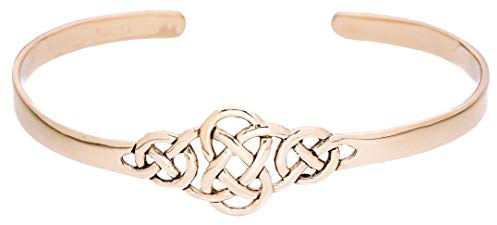 Windalf Damen Armreif ALESIA Ø 6 cm Keltische Knoten Hochwertige Bronze
