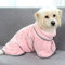 Befitery Hundehandtuch Badetuch Schnelltrocknendes Haustierhandtuch Weicher Hundebademantel Hundetrockner Badezubehör aus Microfaser für Kleine Mittlere Große Hunde Katzen Haustiere (M, Rosa)