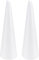 2PCS Styroporkegel 30 cm Weiß Schaumkegel FüR DIY Handwerk Projekte, Weihnachtsbaum Dekoration, Interaktion, Schule Modellierung, Thanksgiving