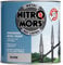 Nitromors Hammered Metal Paint 250ml, Superior UV & Rust Protection, No Primer Needed, Ideal for Metal Doors, Gates & Garden Furniture Silver