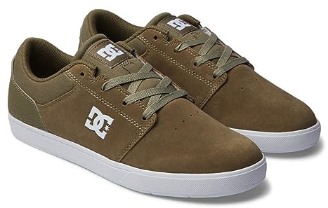 DC Shoes Crisis 2 - Leather Shoes for Men - Lederschuhe - Männer - 43 - Weiss,