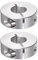 QUARKZMAN 2pcs Bague de Réglage Bague Arrêt d'axe Butée Arbre Collier Diviser 12mm Alésage Aluminium Alliage, 30mm OD, 10mm Largeur pour Roue Brouette Pont Boîte Vitesses Anodisation