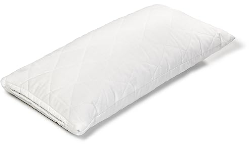 Inlett Steppware weiß ca. 40x20cm mit Reißverschluss - Hülle ideal für Selberbefüller von Kissen - Inlett = Leere Kissenhülle - Polyester-Baumwoll Inlett 3-lagig