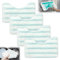 Leifheit - Juego de 4 fundas de repuesto para limpiador de baño, 20 x 12,5 cm, funda de repuesto para limpiador de baño, limpiador de suelo para Leifheit, accesorio de repuesto, fuerte