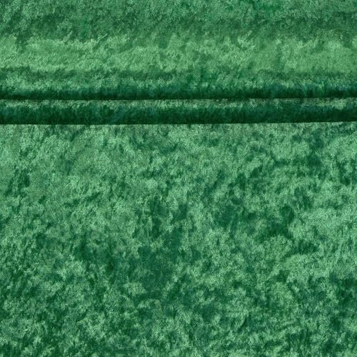 Pannesamt Samt-Stoff ab 0,5m Velvet Dekostoff Kostümstoff Panné Samt glänzend Farbwahl, Farbe:17-5937 grün