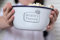 Personalised Popcorn Bowl - Engraved Enamel Snack Bowl
