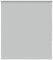 vidaXL Estor Enrollable Opaco Gris Claro 130x130 cm Tela Ancho 126,6cm, Estor día y Noche, Estor de Cocina, Estor Opaco Enrollable, Estor Opaco
