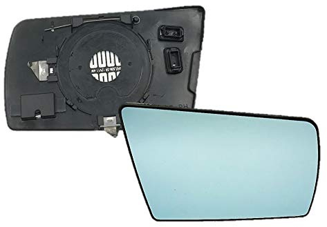 HZ-DESIGN Spiegelglas für Außenspiegel Glas Rechts Blau passend für W202 W210 W140