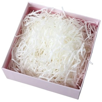 Papel De Seda Triturado Caja de dulces de boda de seda de papel triturado Lafite de 300 g, caja de regalo rellena, papel de paja de colores doblado decorativo, caja de dulces de boda de seda Para Deco