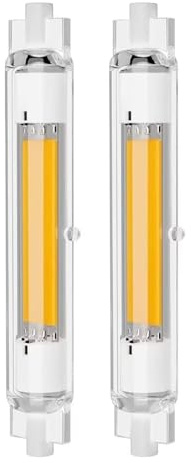 EIMOPE R7S LED 118mm Dimmbar 30w Birne - 30W R7S led 118mm Glühbirne ersatz für 200w 300W Halogen Lampen - Warmweiß 2700K 3000LM für Deckenfluter, Leselampen, Kein Flackern, 2er Pack