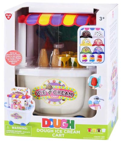 PlayGo Knetspielset Eiswagen - kreative Knetdosen für Kinder