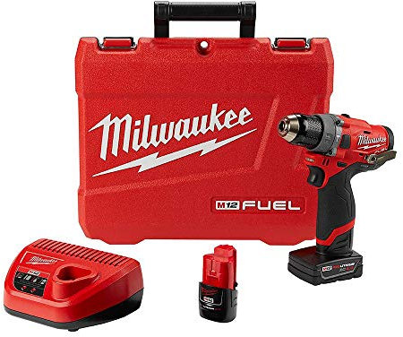 Milwaukee Electric Tools 2504-22 M12 Fuel 1/2 Hammer Drill Kit
