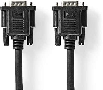 NEDIS Câble VGA mâle - VGA femelle 2 m Noir