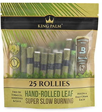 King Palm s Rollie Size Cones Organic Black 25 Stück (1 Stück)
